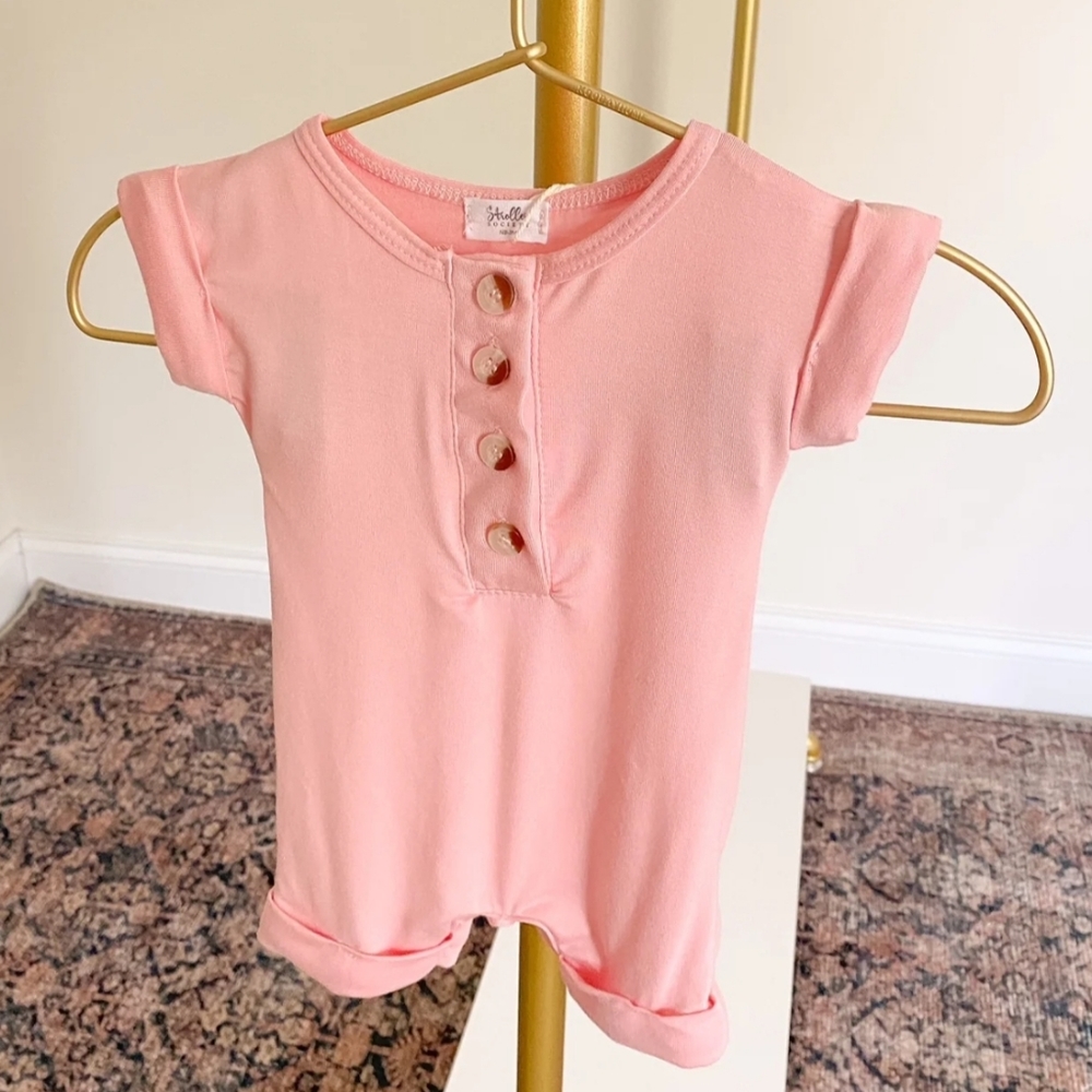 NWT Stroller society pink romper😍💕